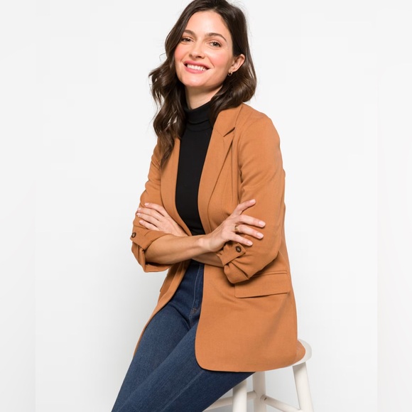 SKIES ARE BLUE Boyfriend Oversized Blazer - L - Picture 4 of 13